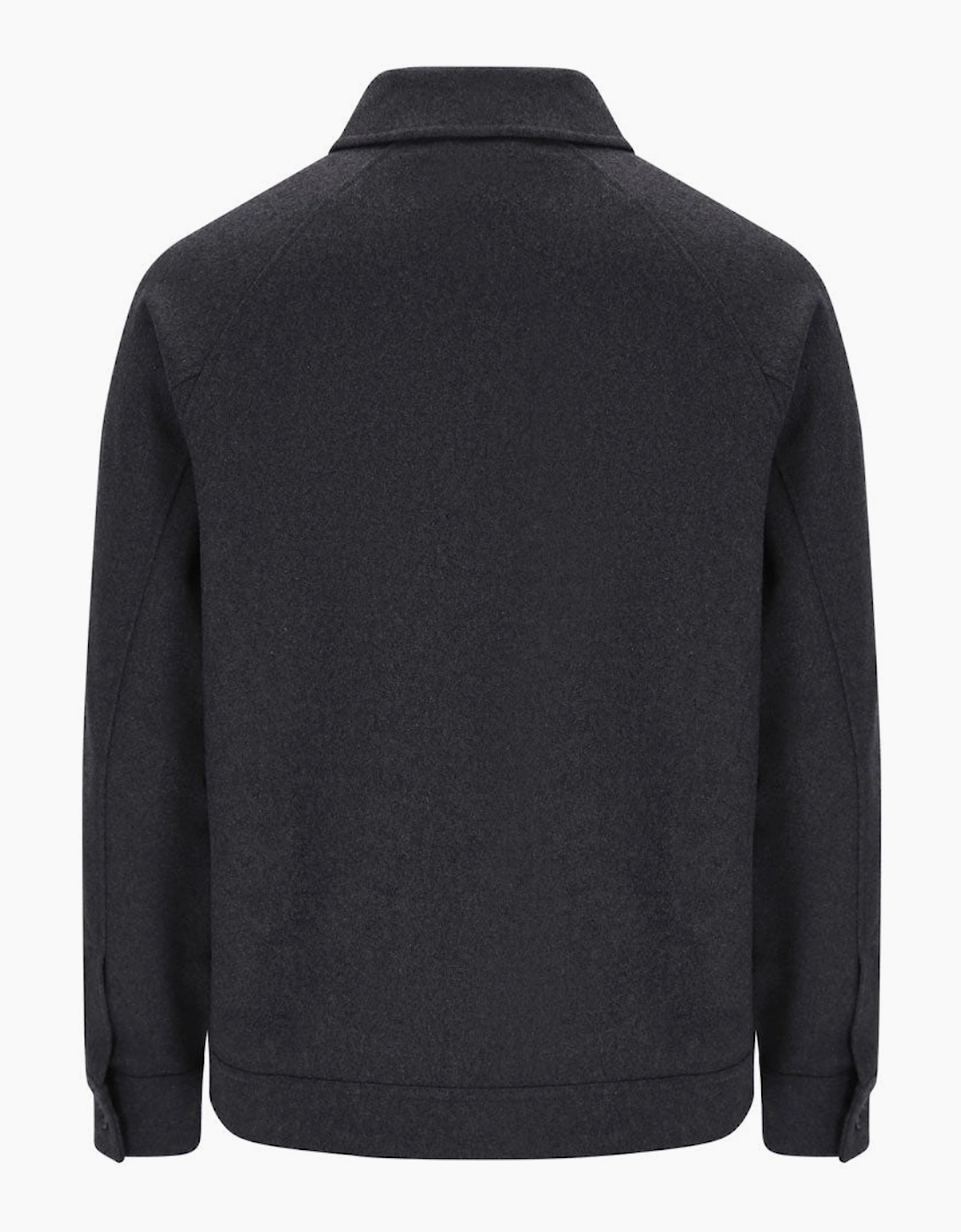 Sergio Tacchini Rico Melton Jacket - Charcoal Marl Grey