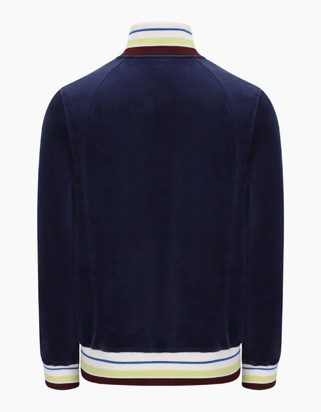 Sergio Tacchini Sartori TJ Velour Track Jacket - Maritime Blue