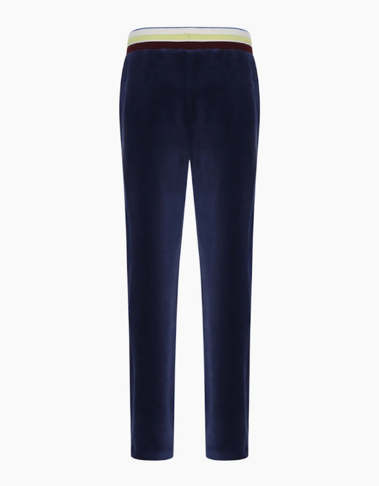 Sergio Tacchini Sartori TJ Velour Track Pant Joggers - Maritime Blue