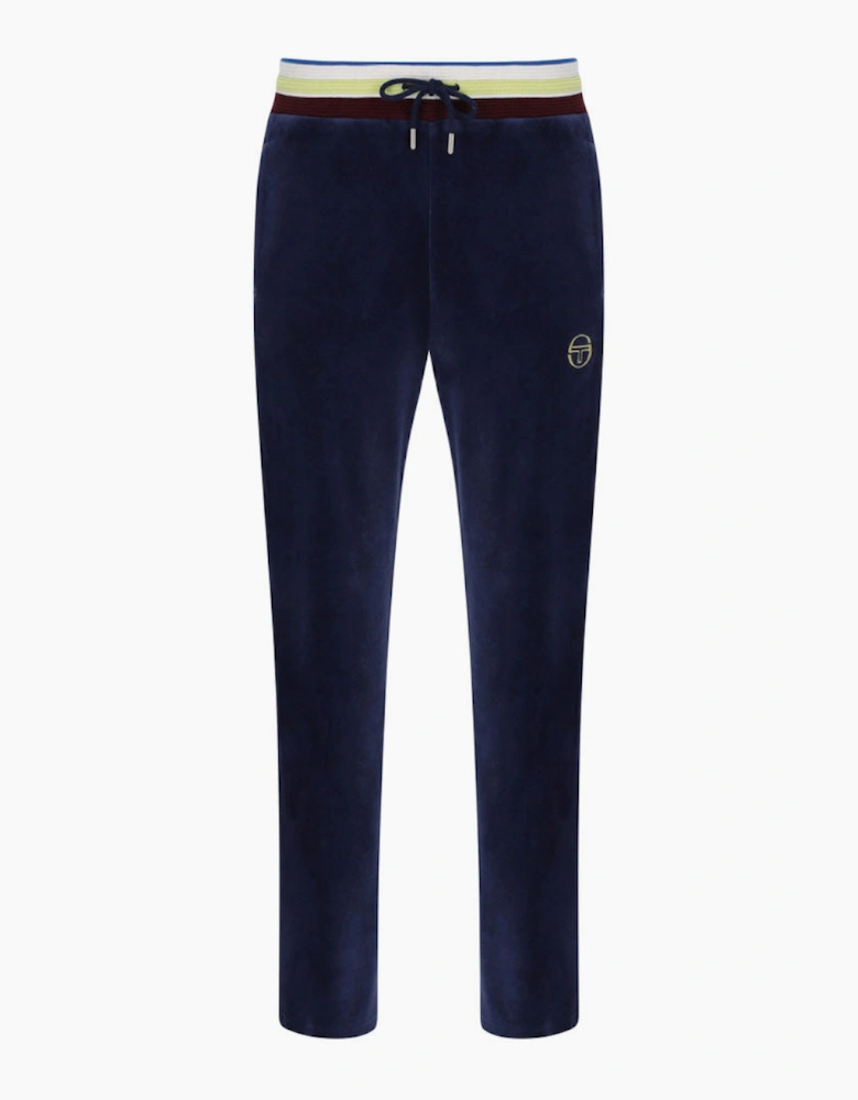 Sergio Tacchini Sartori TJ Velour Track Pant Joggers - Maritime Blue