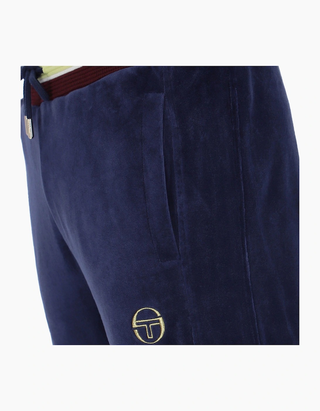 Sergio Tacchini Sartori TJ Velour Track Pant Joggers - Maritime Blue