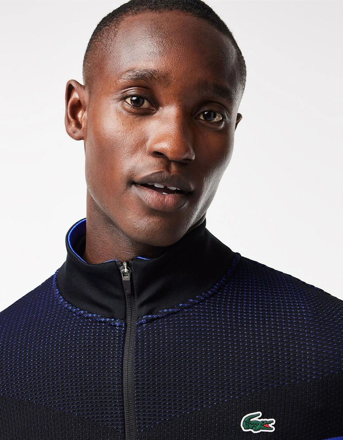 Regular Fit Zip Neck Long Sleeve Sweater