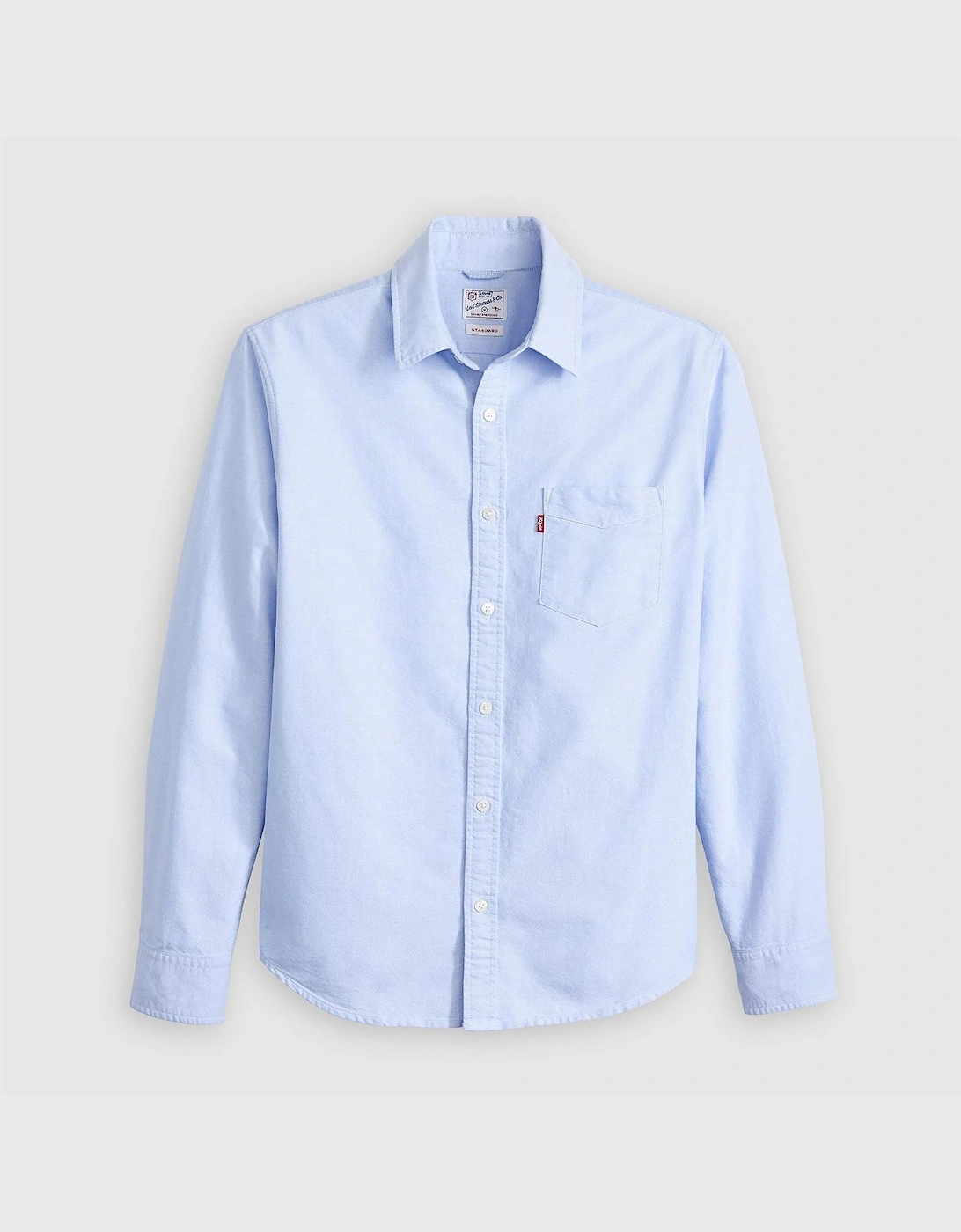 Levi's Regular Fit Shirt With Pocket Men's Sky Blue Medium - La Redoute - Image 5