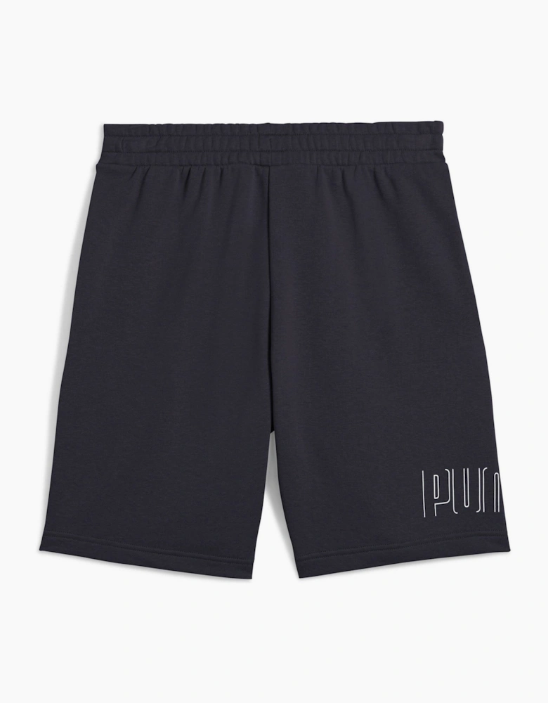 Sport Lettering Jogger Shorts with Elasticated Waistband