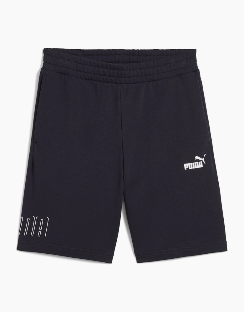 Sport Lettering Jogger Shorts with Elasticated Waistband