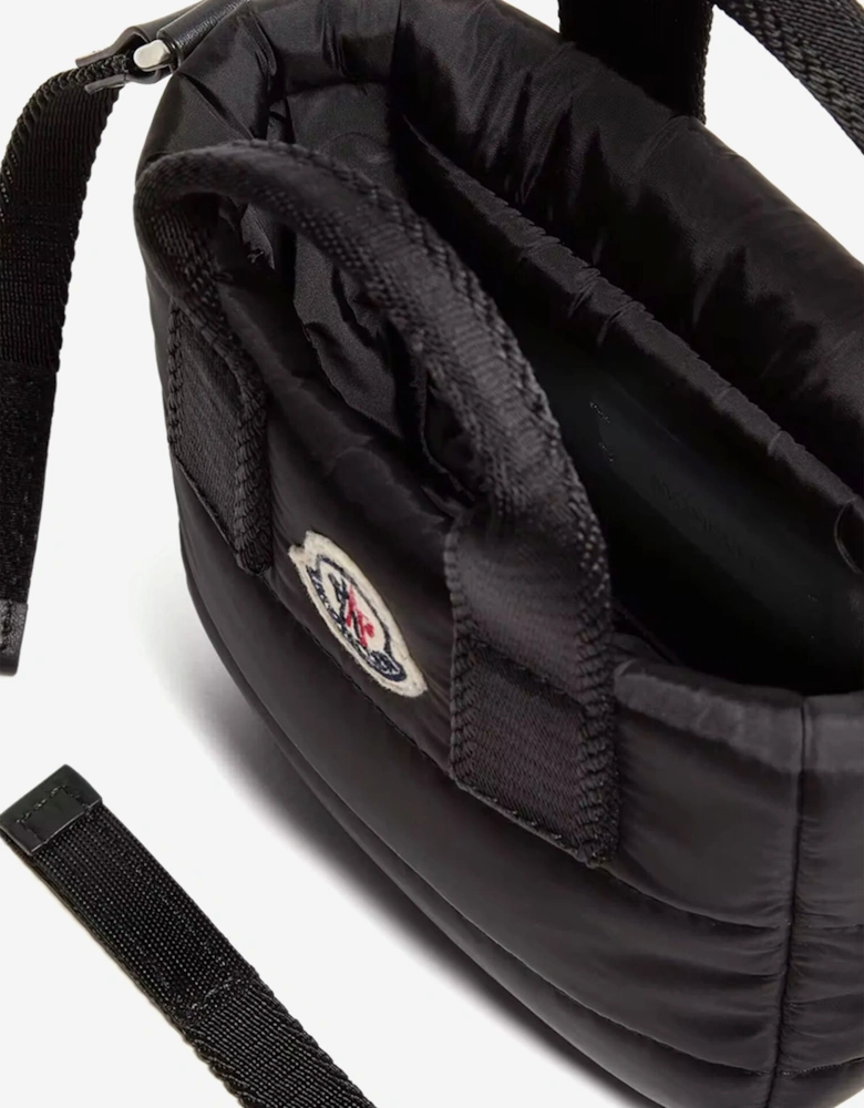 Moncler Enfant Girls Caradoc Crossbody Bag in Black (16.5cm)