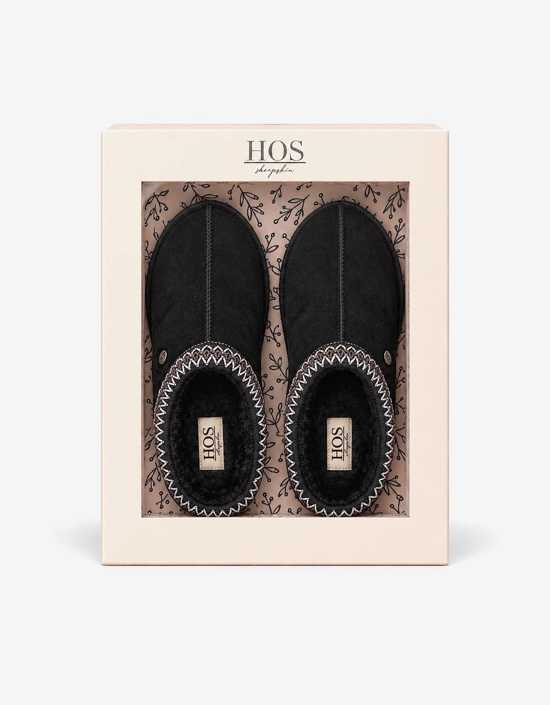 HOS Sheepskin BELLA Womens Mules Black