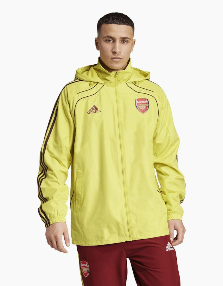 Mens Arsenal Ubackpack Windbreaker 24 25