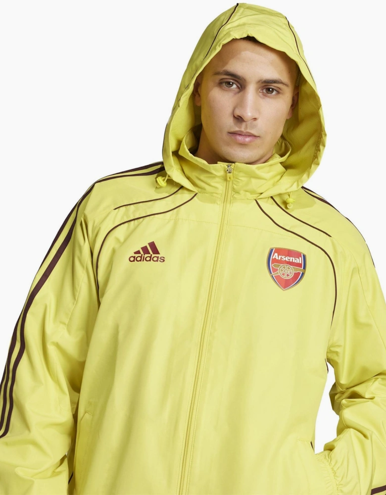 Mens Arsenal Ubackpack Windbreaker 24 25