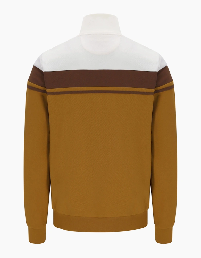 SERGIO TACCHINI DAMARINDO TRACK TOP GARDENIA/POTTING SOIL/GOLDEN BROWN