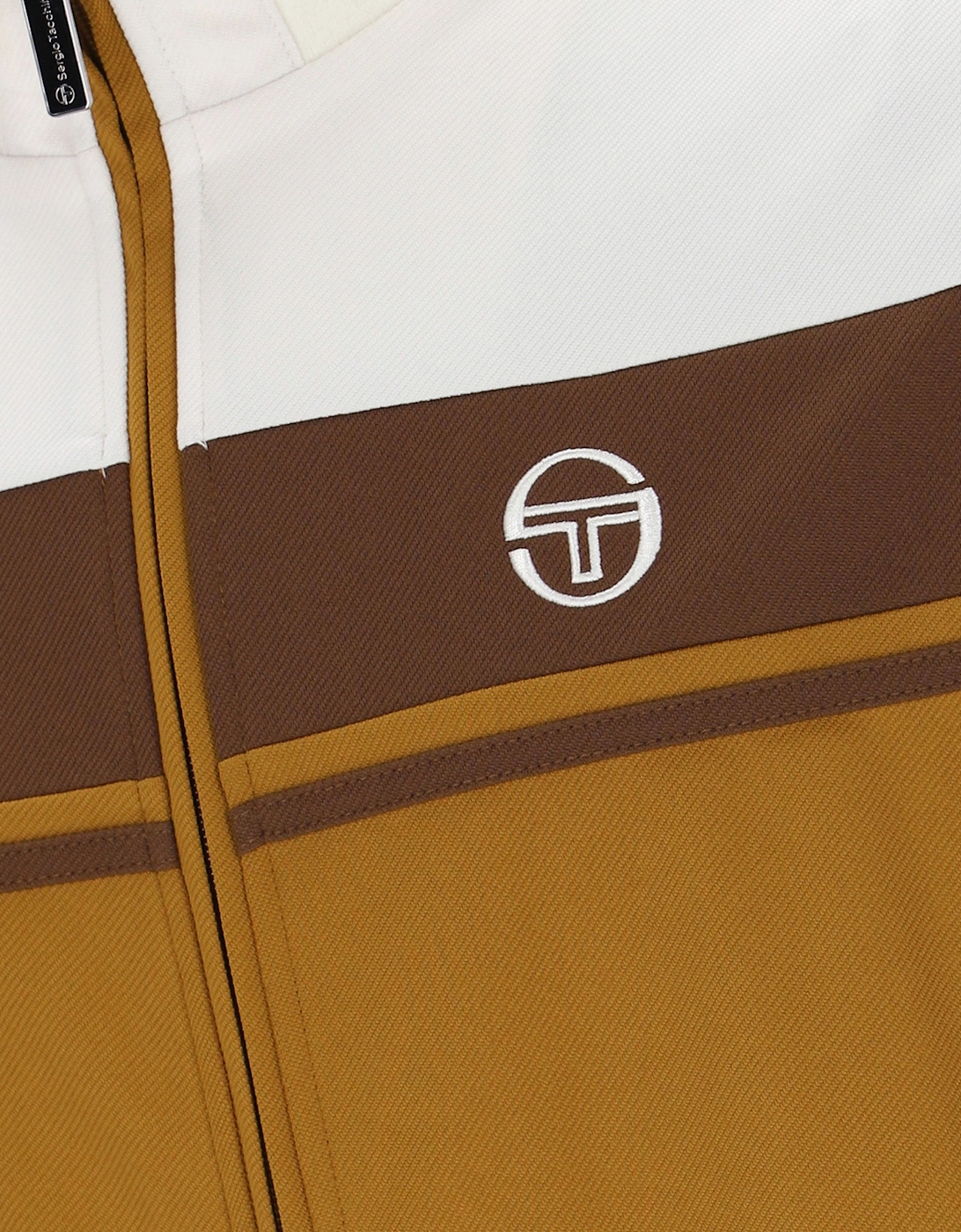 SERGIO TACCHINI DAMARINDO TRACK TOP GARDENIA/POTTING SOIL/GOLDEN BROWN