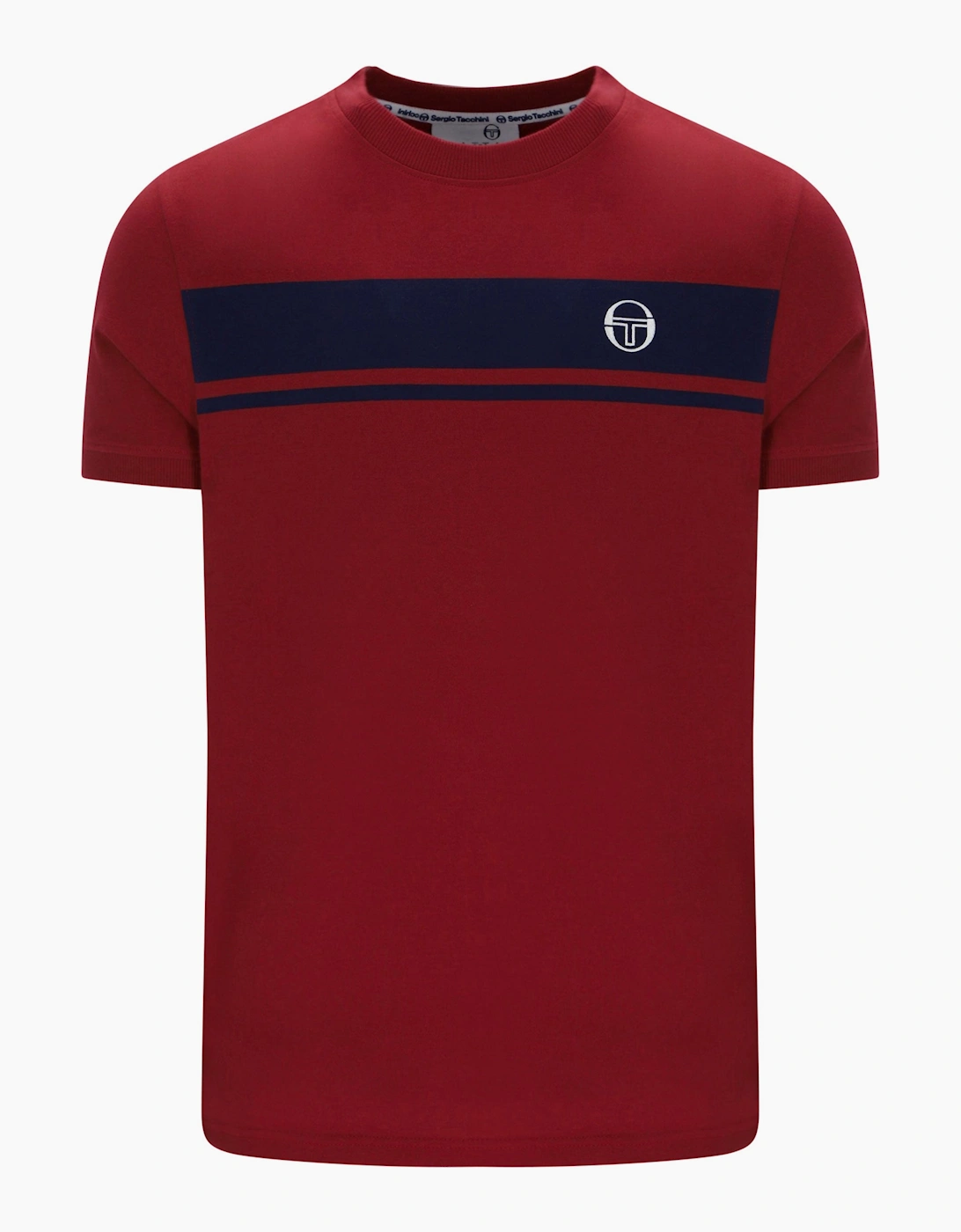Sergio Tacchini Master Men's T-Shirt in Blue, Size Large - Image 4