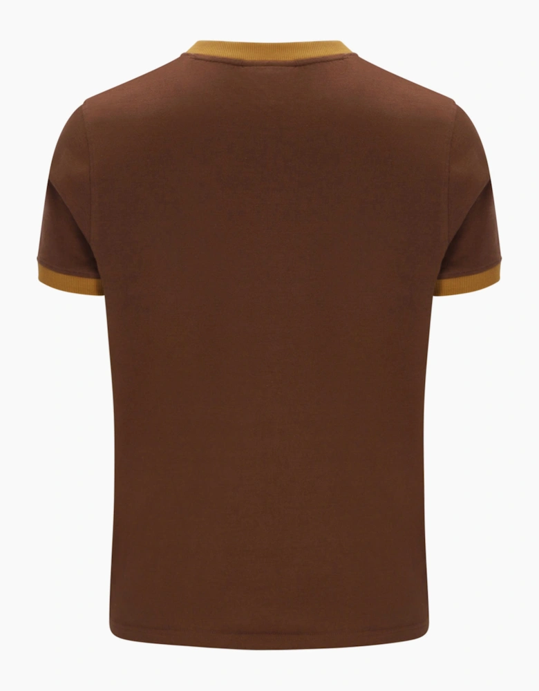 SERGIO TACCHINI MASTER T-SHIRT POTTING SOIL/GARDENIA/GOLDEN BROWN