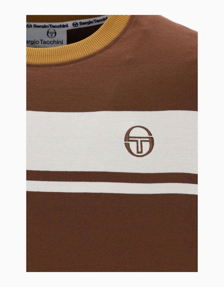 SERGIO TACCHINI MASTER T-SHIRT POTTING SOIL/GARDENIA/GOLDEN BROWN