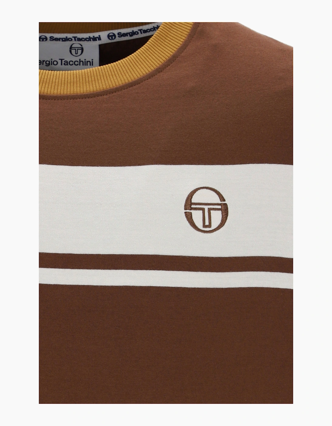 SERGIO TACCHINI MASTER T-SHIRT POTTING SOIL/GARDENIA/GOLDEN BROWN
