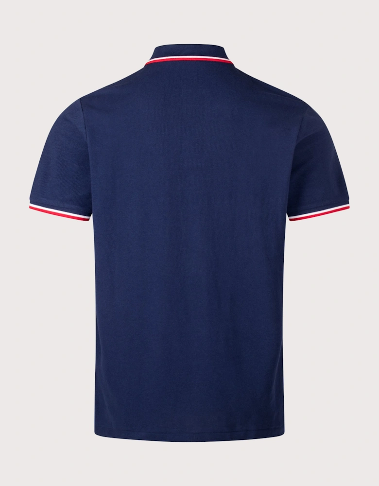 Custom Slim  Fit Mesh Polo Shirt