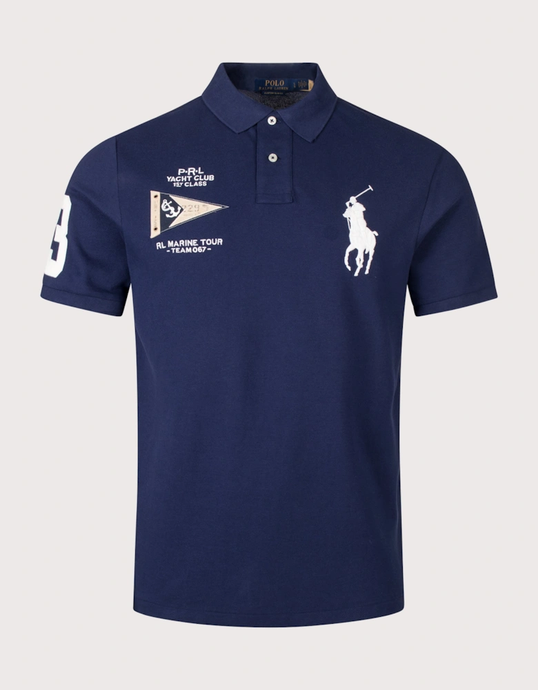 Custom Slim Fit Big Pony Polo Shirt