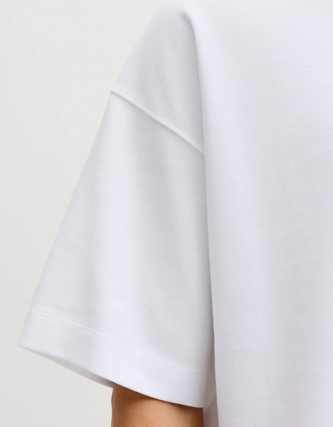 Jack & Jones JJEBarron T-Shirt Short Sleeve Crew Neck WHITE