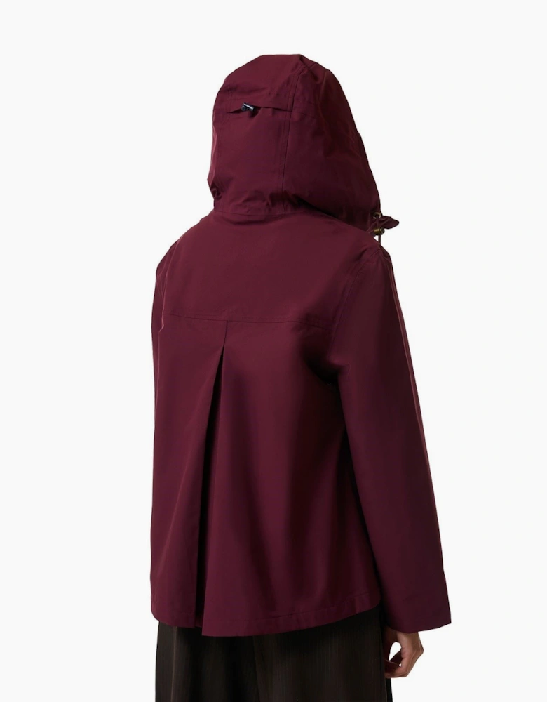 Hunter Original Lightweight Waterproof Women's Wine Rain Jacket