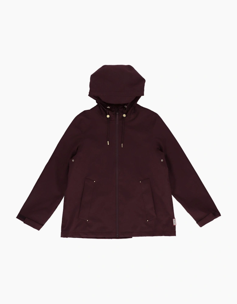 Hunter Original Lightweight Waterproof Women's Wine Rain Jacket