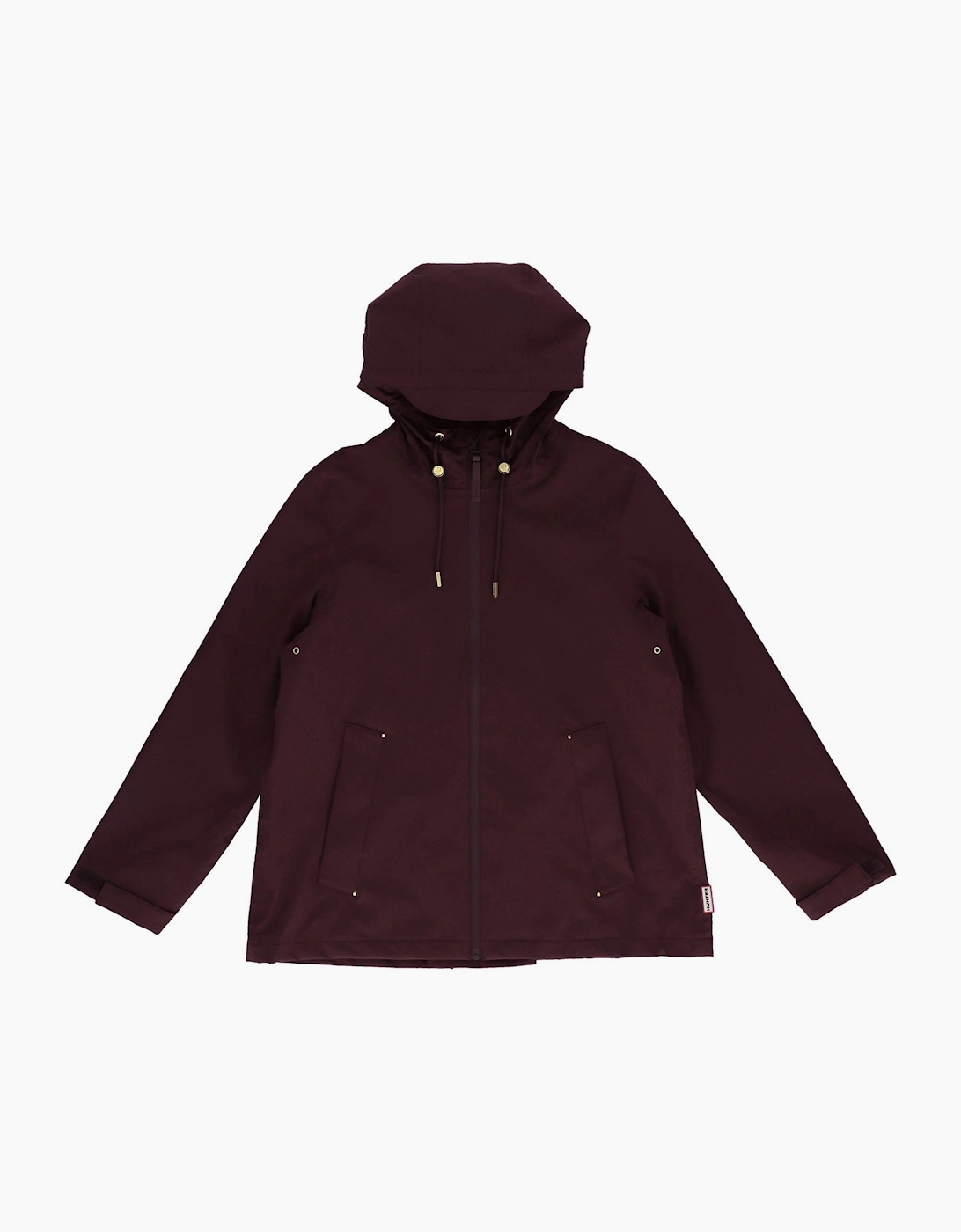 Hunter Original Lightweight Waterproof Women's Wine Rain Jacket