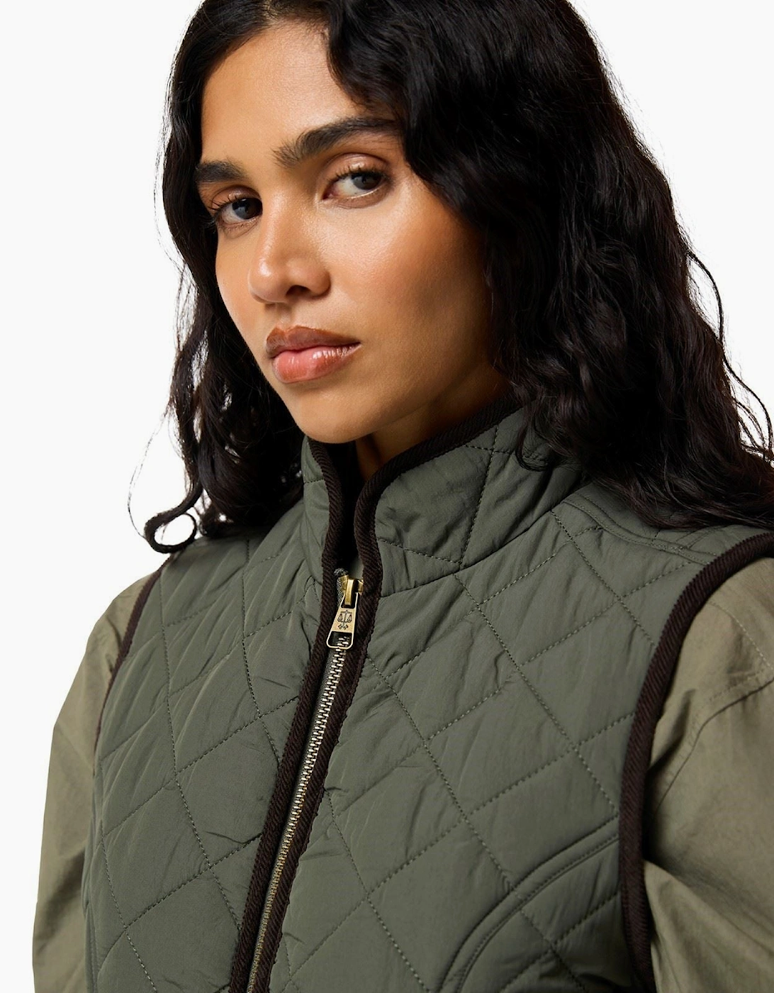 Hunter Original Short Quilted Women's Green Gilet
