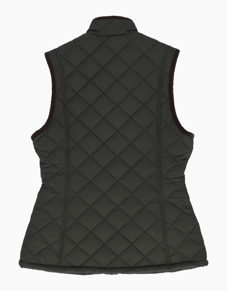Hunter Original Short Quilted Women's Green Gilet