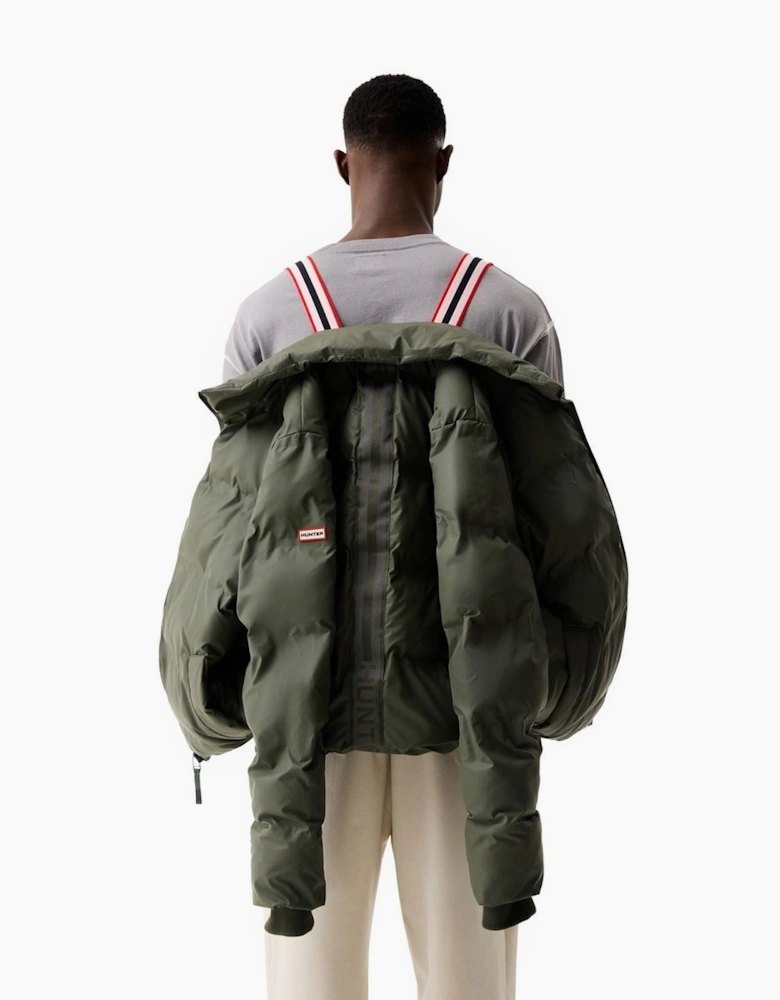 Hunter Wiley Men's Green Puffer Jacket