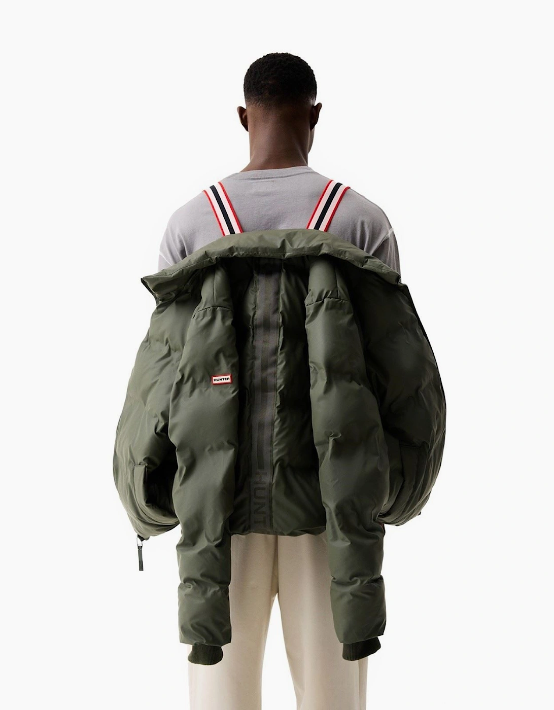 Hunter Wiley Men's Green Puffer Jacket