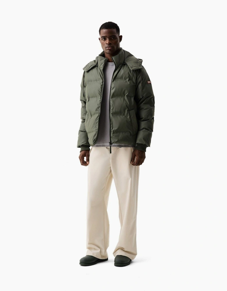 Hunter Wiley Men's Green Puffer Jacket