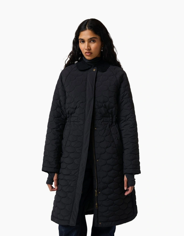 Hunter Somerset Women's Black Quilted Coat