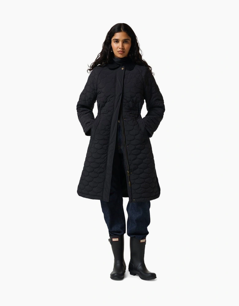 Hunter Somerset Women's Black Quilted Coat