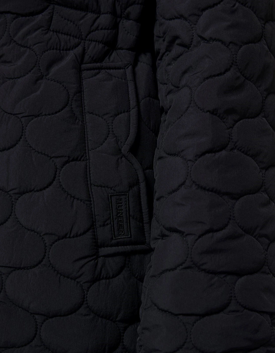 Hunter Somerset Women's Black Quilted Coat