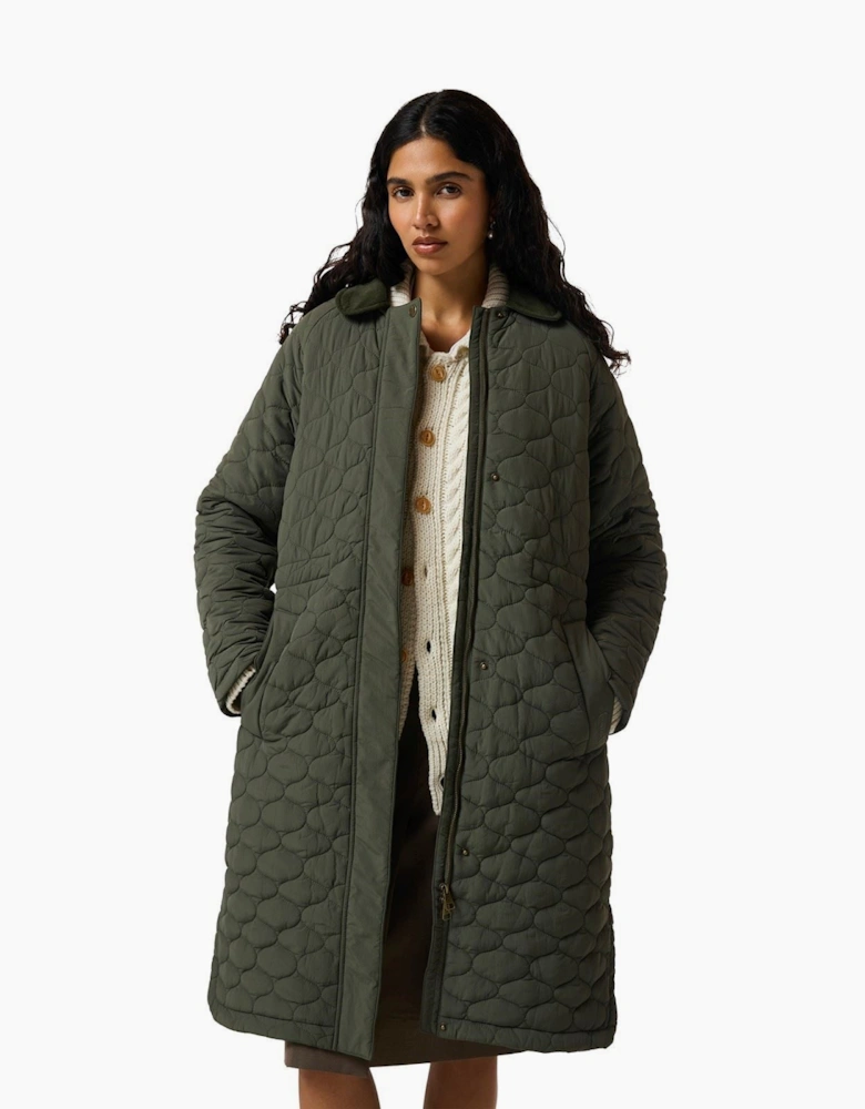 Hunter Somerset Women's Green Quilted Coat