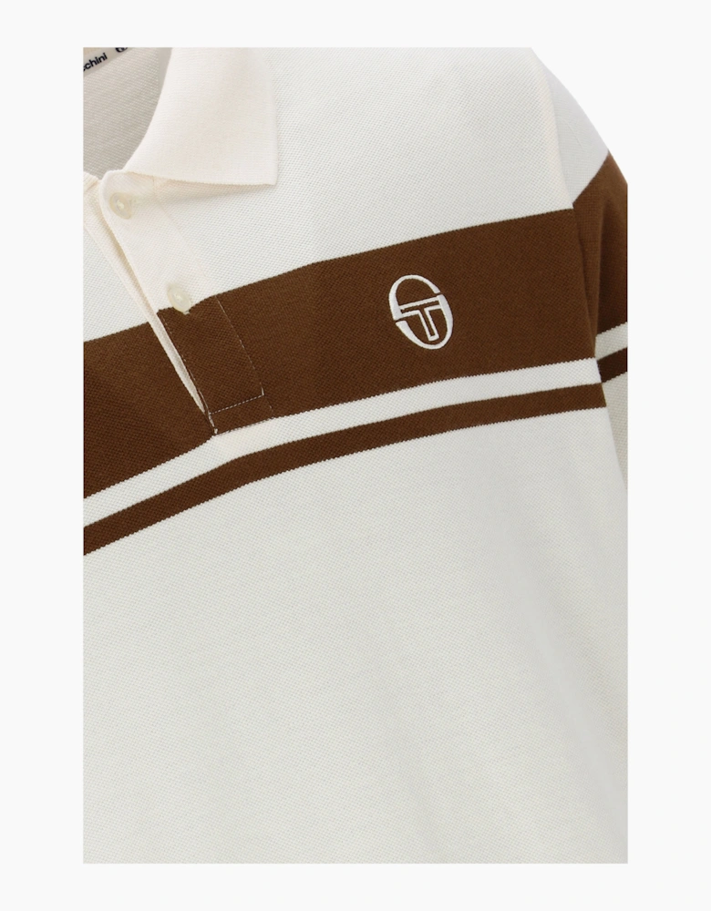 SERGIO TACCHINI YOUNG LINE POLO GARDENIA/POTTING SOIL