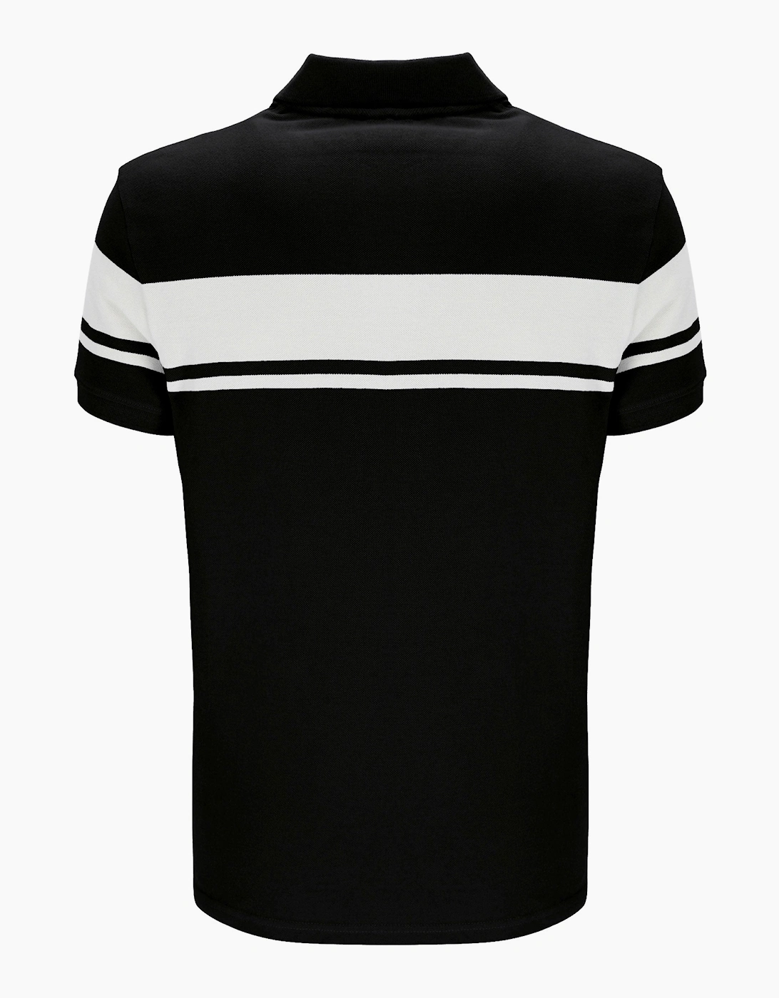 SERGIO TACCHINI YOUNG LINE POLO BLACK/WHITE