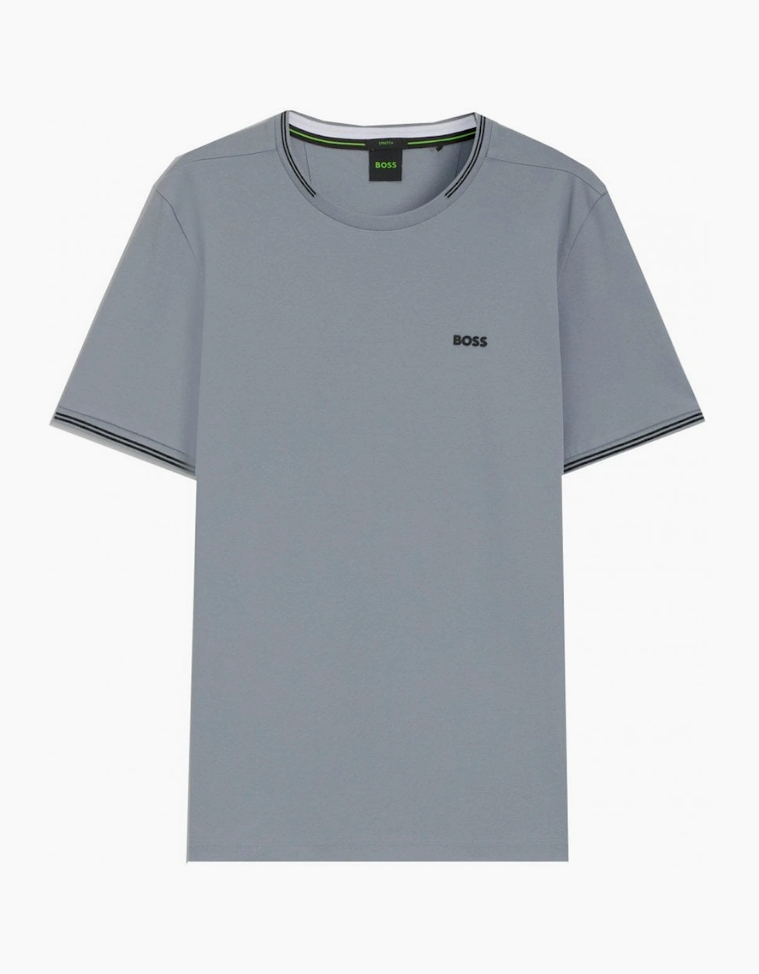 Hugo Boss Men's Grey Regular Fit Taul T-shirt.
