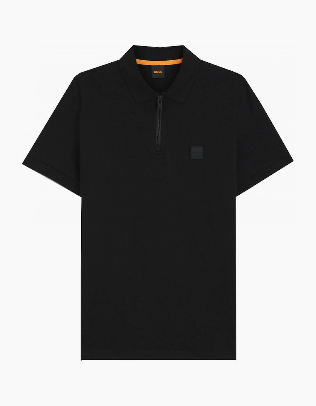 Hugo Boss Men's Black Passerzip Polo Shirt