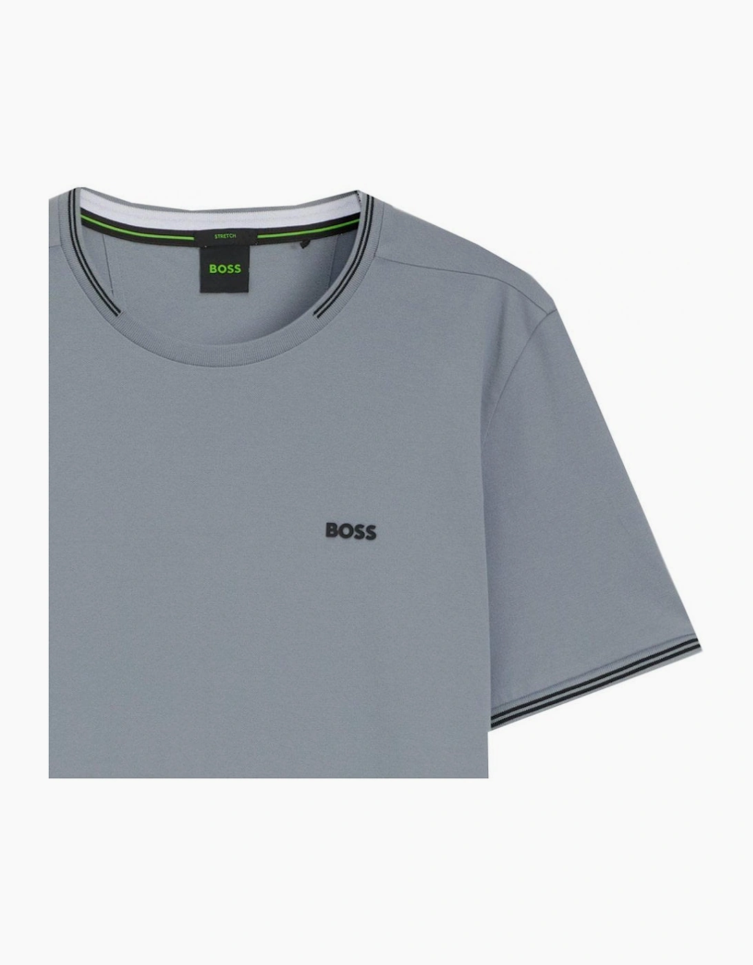 Hugo Boss Men's Grey Regular Fit Taul T-shirt.
