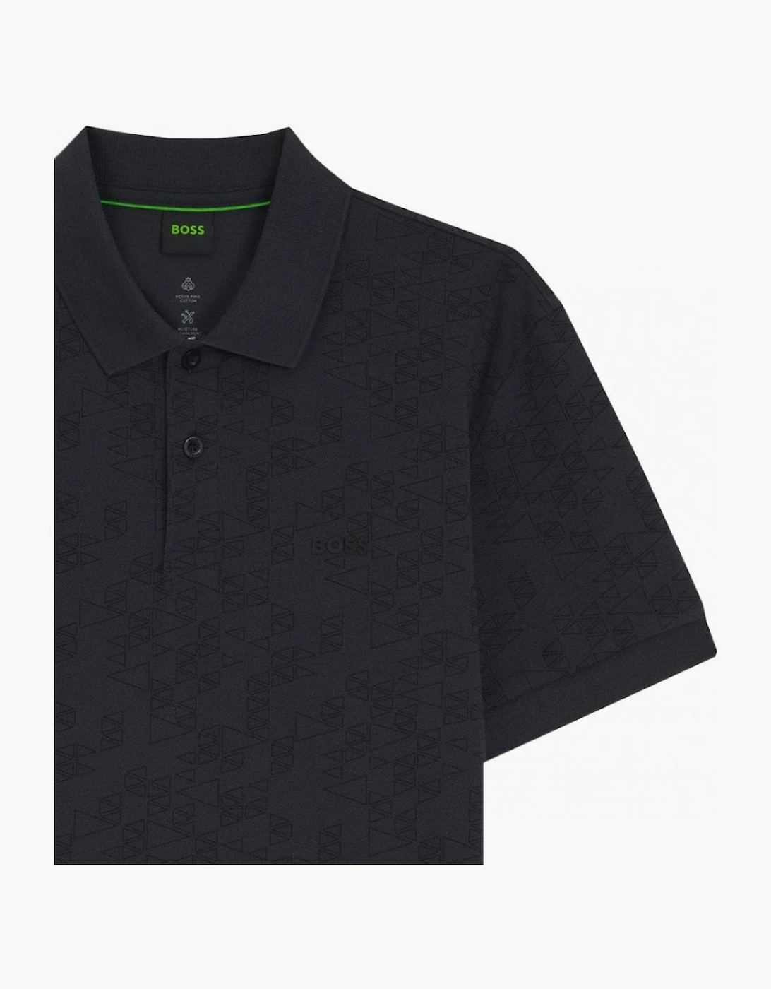 Hugo Boss Men's Navy All Over Print Polo Shirt