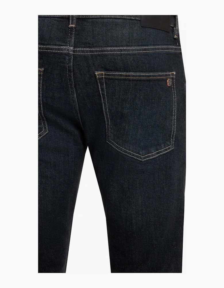 Hugo Boss Men's Dark Blue Delaware Slim Fit Jeans