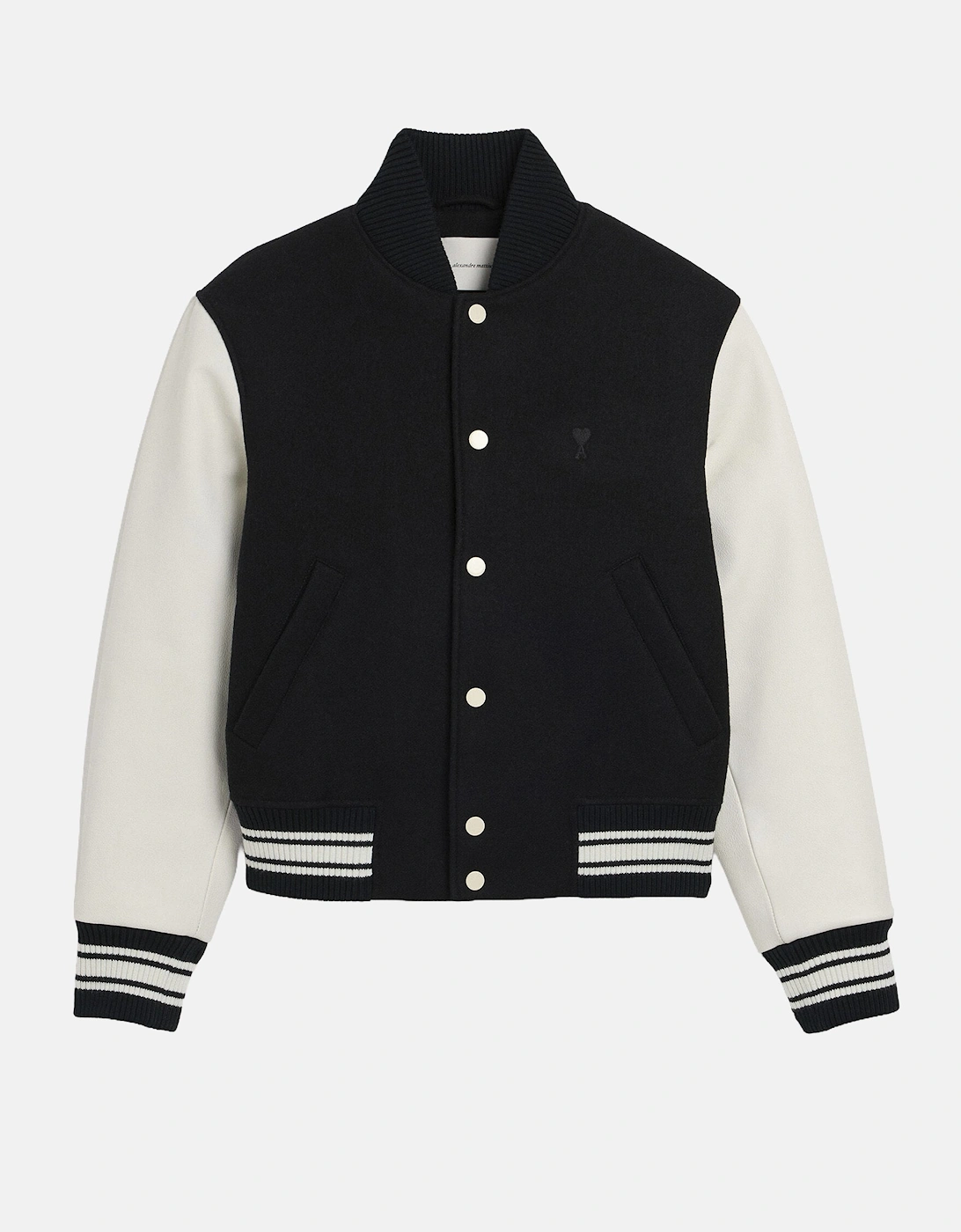 Padded Ami Paris Teddy Jacket Black