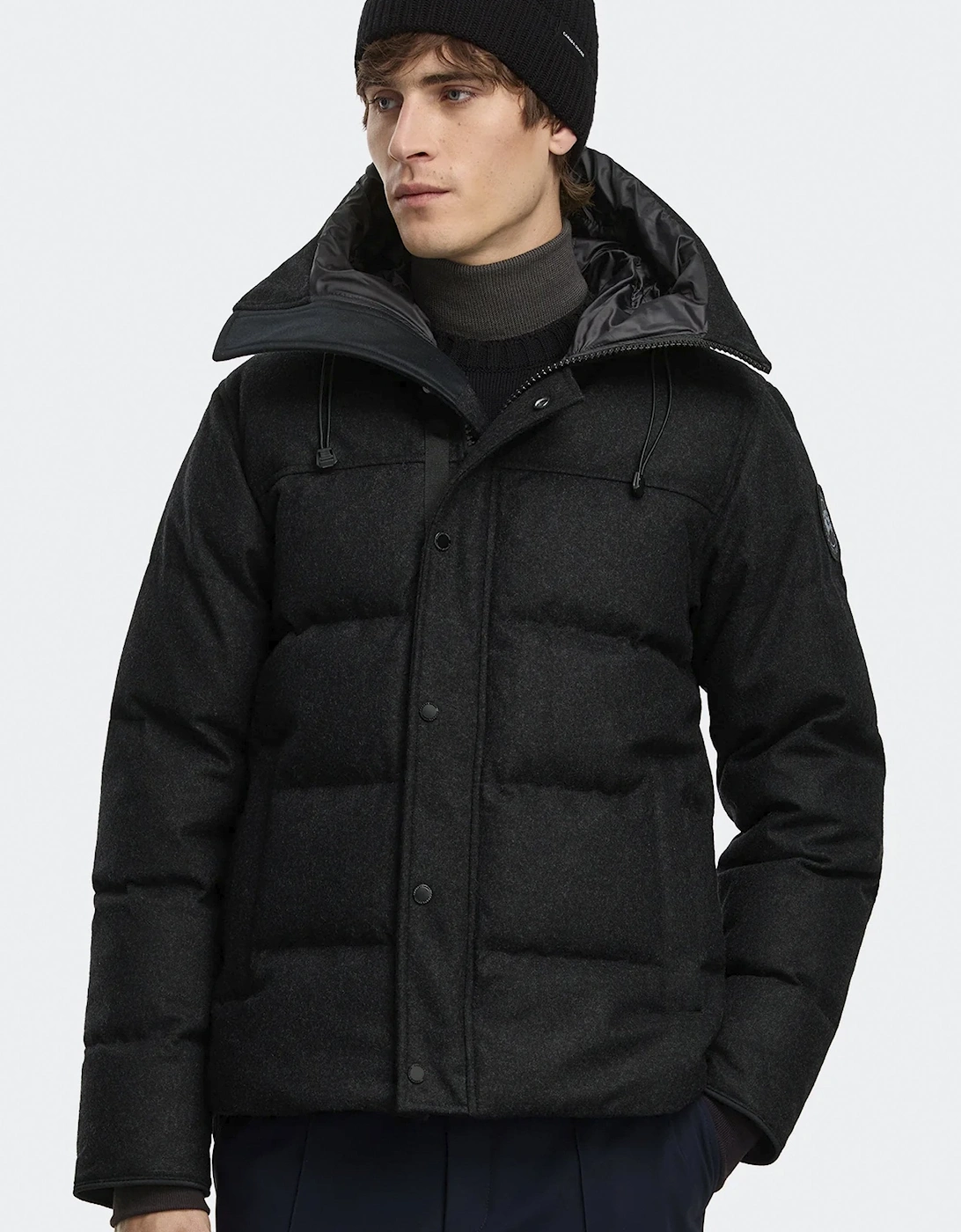 Macmillan Wool Parka Charcoal