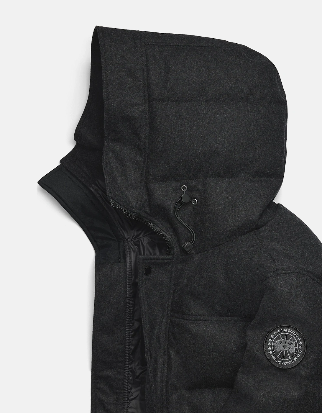 Macmillan Wool Parka Charcoal