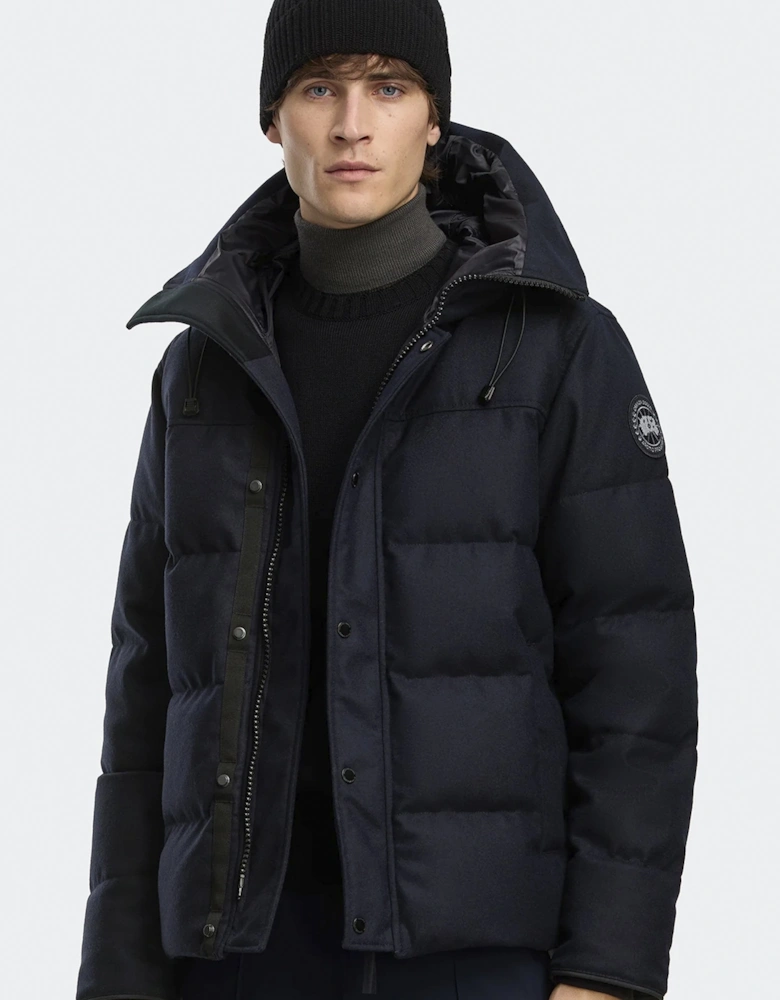 Macmillan Wool Parka Navy