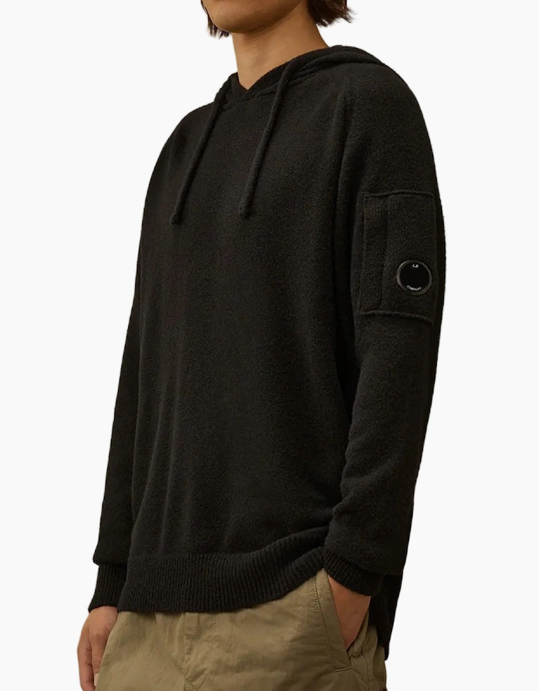 Fleece Knit Lens Hoodie