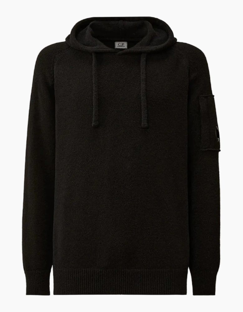 Fleece Knit Lens Hoodie
