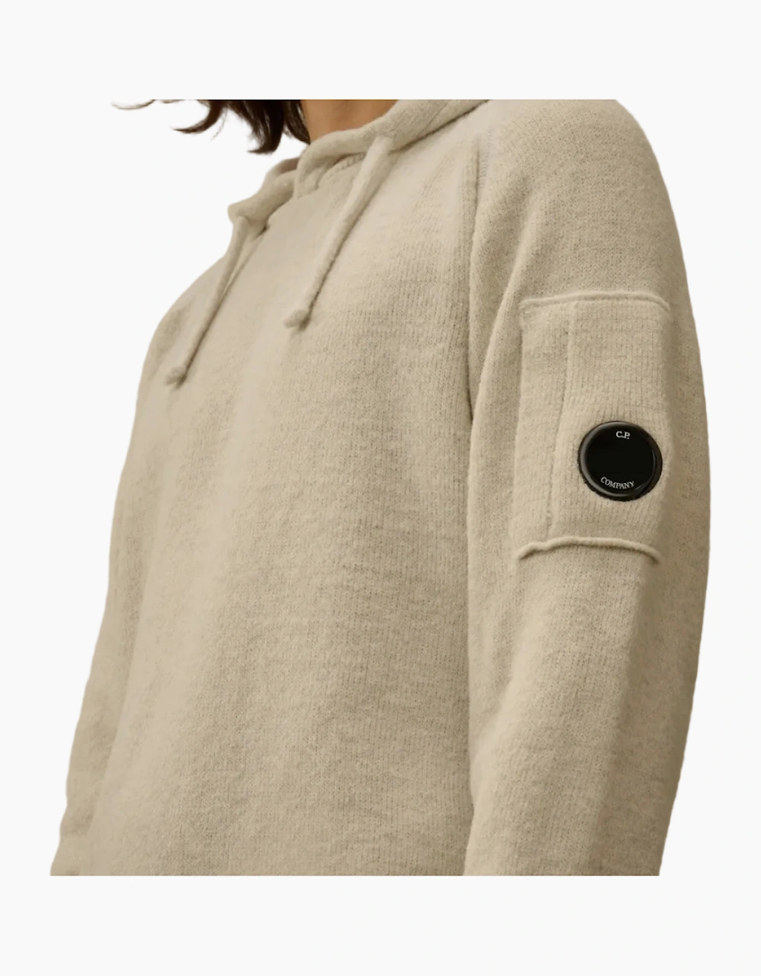 Fleece Knit Lens Hoodie