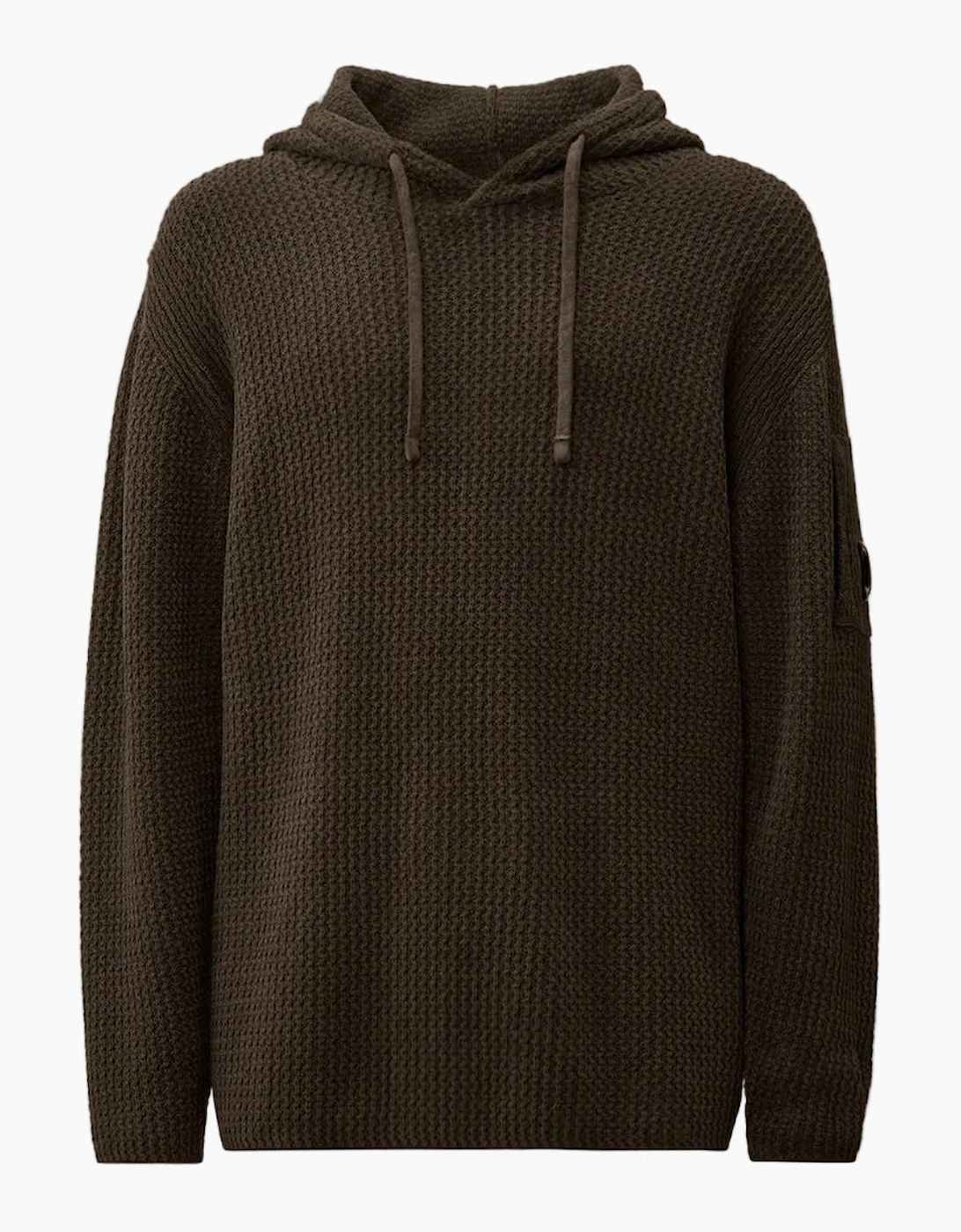 Chenille Waffle Knit Lens Hoodie