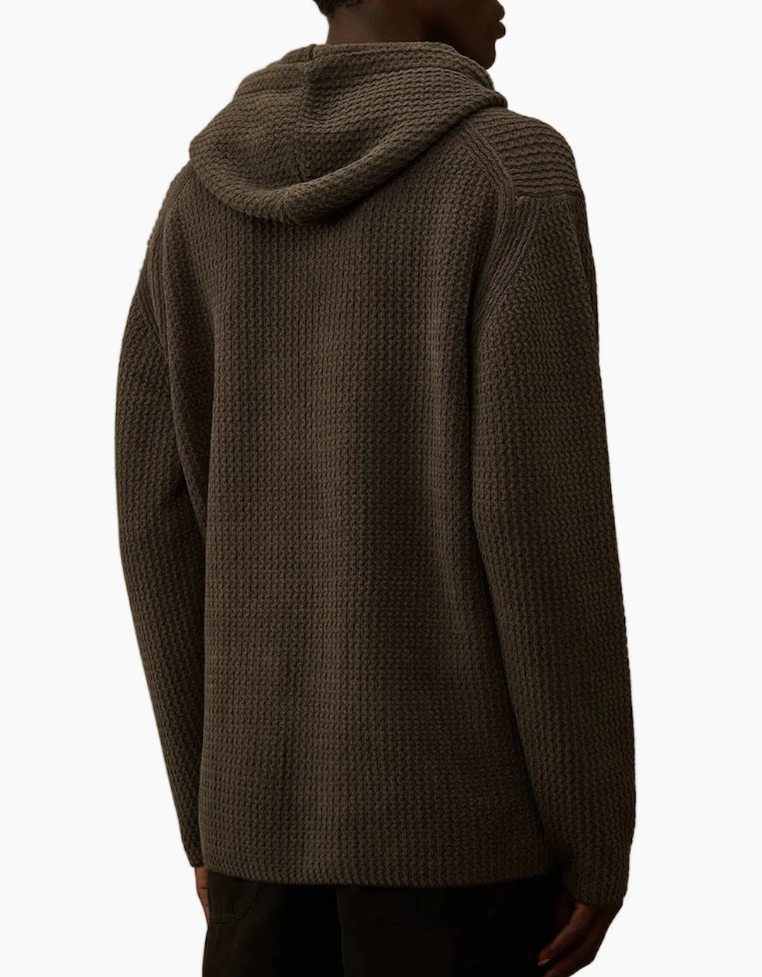 Chenille Waffle Knit Lens Hoodie